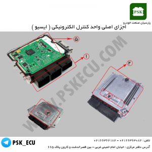 اجزای اصلی واحد کنترل الکترونیکی ( ایسیو ) | دوره آموزش تعمیرات ایسیو