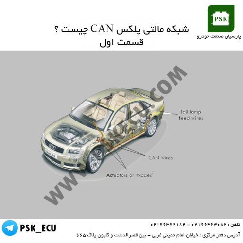 آموزش تعمیرات ecu و مالتی پلکس : شبکه مالتی پلکس CAN چیست ؟ – بخش اول