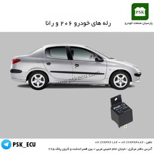 آموزش تعمیرات ECU و اکو مکس : رله های خودرو 206 ایران و رانا